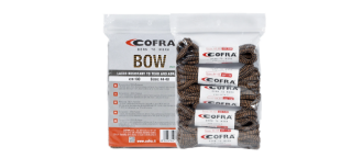 Cofra Lacci BOW Nero/Cognac (CONF. 5 PAIA)