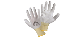 Guanti in poliuretano bianco 30800 ECO AB29 E