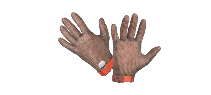 Guanto in maglia di acciaio inox AB61 14920