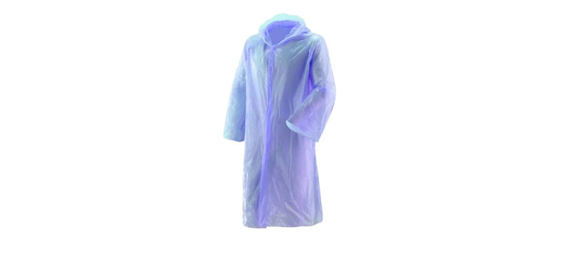 Mantellina monouso Boxer Azzurra 463100
