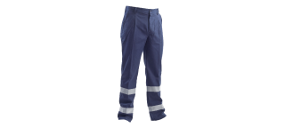 Pantalone alta visibilità blu con bande AB328AV 213