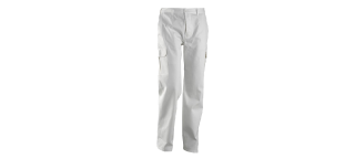 Pantalone in cotone bianco 210 AB333