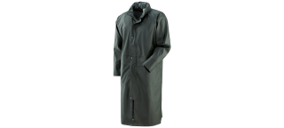 Cappotto impermeabile in poliuretano verde Iguazù AB374