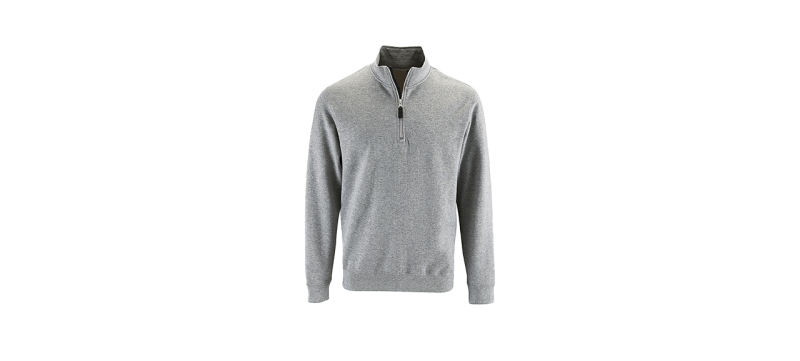 Felpa mezza zip Stan