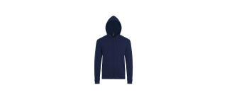 Felpa full zip e cappuccio Stone