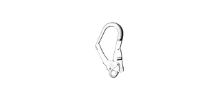 Gancio in acciaio AB621